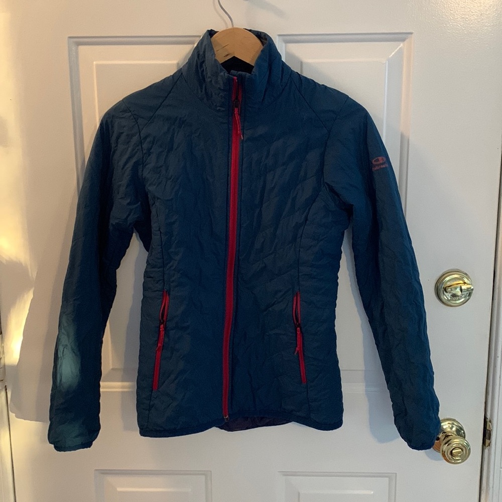Icebreaker wool filled packable puffer